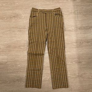 Plaid trousers